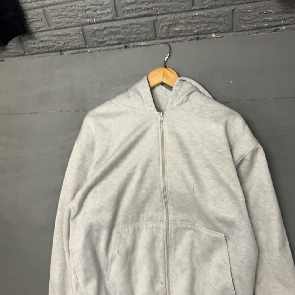 True Breed Grey Zip Up Hoodie Casual Comfort Size L